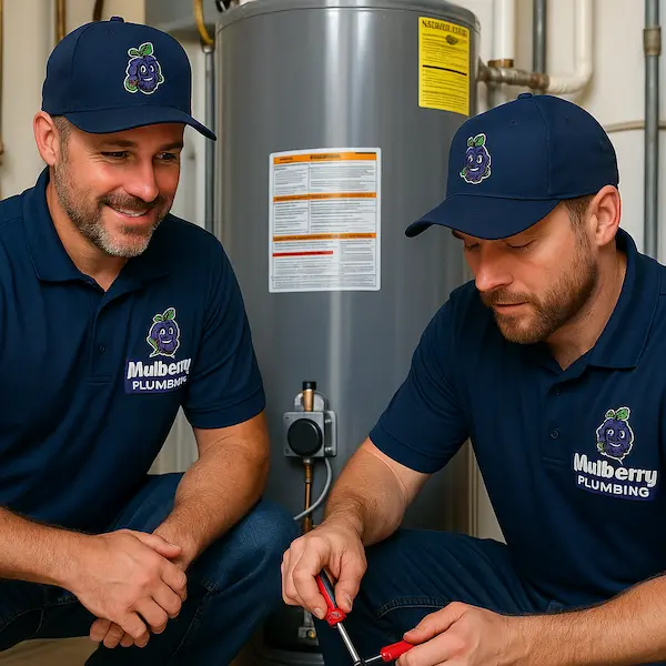 Mulberry Plumbing Team at Work